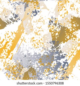 Splatter Brush Stroke Surface. Watercolor Endless Repeating Elements. Splatter Pattern. Artistic Modern Black and White Watercolor Overlay Surface. Abstract Brush Vector illustration.