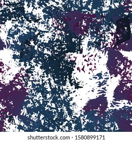 Splatter Brush Stroke Surface. Watercolor Endless Repeating Elements. Artistic Trending Splash Print. Black and White Watercolor Overlay Surface. Abstract Brush Vector illustration.
