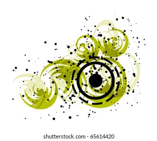 Splatter Circular Design