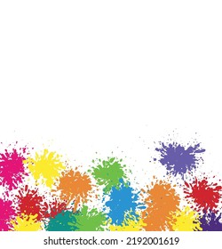 splatter Color background illustration vector design Eps 10