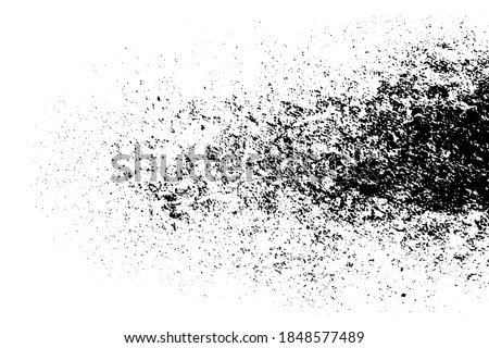 Splatter drippy spray. Paint brush airbrush texture. Effect paintbrush spatter. Design element dot splash. Gradient pattern. Grafitti dirty spill. Abstract drip spot isolated on background. Vector