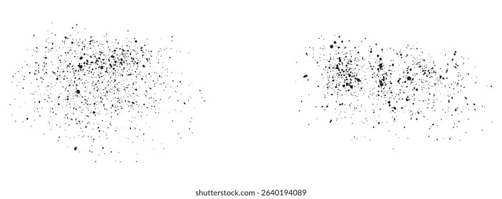 Splatter hand-painted black splash blood background design