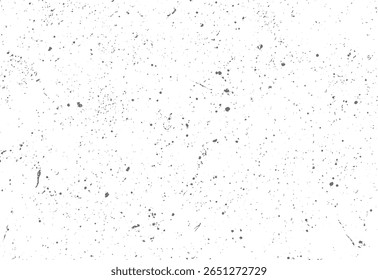 Textura grunge de tinta de pulverização em superfície de fundo branca limpa. Abstrato vintage speckle noise padrão sobreposição design. Mínima decoração artística suja.
