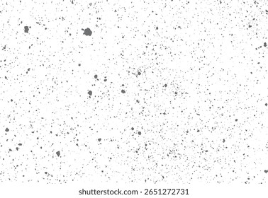Textura grunge de tinta de pulverização em superfície de fundo branca limpa. Abstrato vintage speckle noise padrão sobreposição design. Mínima decoração artística suja.
