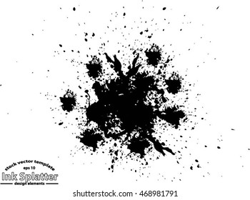 Splatter Paint Texture . Distress Texture .