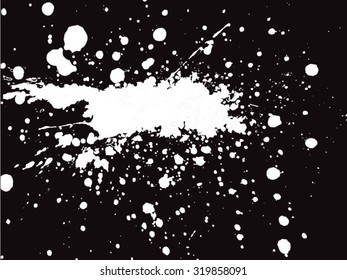 Splatter Paint Texture . Distress Texture . Grain Texture . Noise Texture . Black Paint Spray Texture . Blot of Ink . Simply Place Texture Over any Object or Background to Create Grunge Effect 