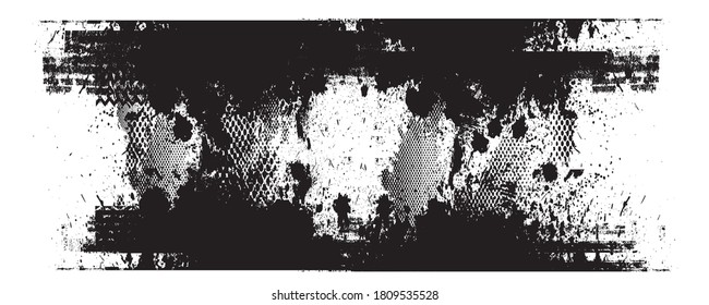 Splatter Paint Texture . Distress Grunge background . Scratch, Grain, Noise rectangle stamp . Black Spray Blot of Ink.Place illustration Over any Object to Create Grungy Effect .abstract vector.