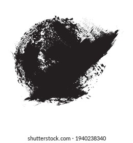 Splatter Paint Texture . Distress Grunge background . Scratch, Grain, Noise rectangle stamp . Black Spray Blot of Ink.Place illustration Over any Object to Create Grungy Effect .abstract vector.