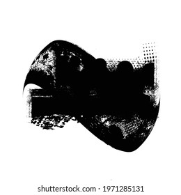 Splatter Paint Texture . Distress Grunge background . Scratch, Grain, Noise rectangle stamp . Black Spray Blot of Ink.Place illustration Over any Object to Create Grungy Effect .abstract vector.
