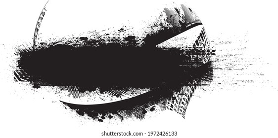 Splatter Paint Texture . Distress Grunge background . Scratch, Grain, Noise rectangle stamp . Black Spray Blot of Ink.Place illustration Over any Object to Create Grungy Effect .abstract vector.