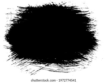 Splatter Paint Texture . Distress Grunge background . Scratch, Grain, Noise rectangle stamp . Black Spray Blot of Ink.Place illustration Over any Object to Create Grungy Effect .abstract vector.