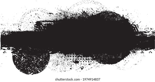Splatter Paint Texture . Distress Grunge background . Scratch, Grain, Noise rectangle stamp . Black Spray Blot of Ink.Place illustration Over any Object to Create Grungy Effect .abstract vector.