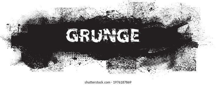 Splatter Paint Texture . Distress Grunge background . Scratch, Grain, Noise rectangle stamp . Black Spray Blot of Ink.Place illustration Over any Object to Create Grungy Effect .abstract vector.