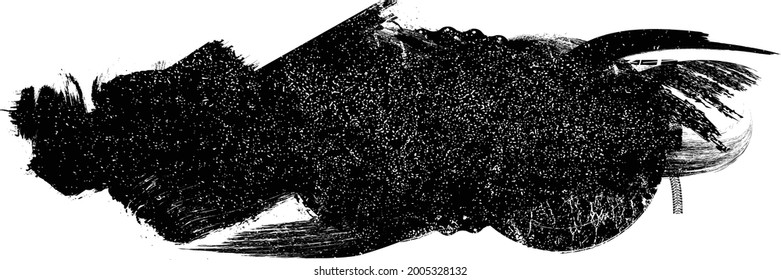 Splatter Paint Texture . Distress Grunge background . Scratch, Grain, Noise rectangle stamp . Black Spray Blot of Ink.Place illustration Over any Object to Create Grungy Effect .abstract vector.