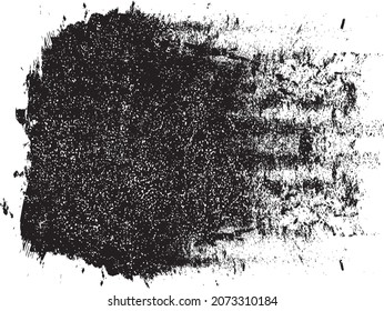 Splatter Paint Textura. Fondo de Grunge de la angustia. Scratch, grano, sello de rectángulo de ruido . Gráfico de spray negro de la ilustración Ink.Place sobre cualquier objeto para crear un vector de efecto ondulado .abstract.