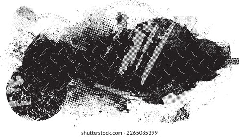 Splatter Paint Textura. Fondo de Grunge de la angustia. Scratch, grano, sello de rectángulo de ruido . Gráfico de spray negro de la ilustración Ink.Place sobre cualquier objeto para crear un vector de efecto ondulado .abstract.