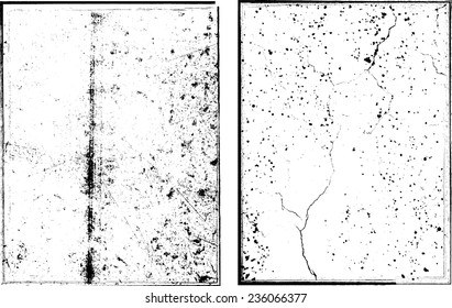 Splatter Paint Texture . Distress Grunge background . Scratch, Grain, Noise rectangle stamp . Black Spray Blot of Ink.Place illustration Over any Object to Create Grungy Effect .abstract vector.