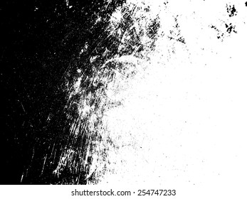 Splatter Paint Texture . Distress Grunge background . Scratch, Grain, Noise rectangle stamp . Black Spray Blot of Ink.Place illustration Over any Object to Create Grungy Effect .abstract vector.