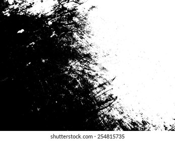 Splatter Paint Texture . Distress Grunge background . Scratch, Grain, Noise rectangle stamp . Black Spray Blot of Ink.Place illustration Over any Object to Create Grungy Effect .abstract vector.