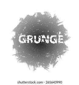 Splatter Paint Texture . Distress Grunge background . Scratch, Grain, Noise rectangle stamp . Black Spray Blot of Ink.Place illustration Over any Object to Create Grungy Effect .abstract vector.