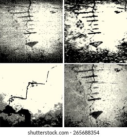 Splatter Paint Texture . Distress Grunge background . Scratch, Grain, Noise rectangle stamp . Black Spray Blot of Ink.Place illustration Over any Object to Create Grungy Effect .abstract vector.