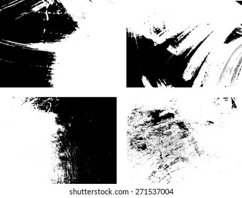 Splatter Paint Texture . Distress Grunge background . Scratch, Grain, Noise rectangle stamp . Black Spray Blot of Ink.Place illustration Over any Object to Create Grungy Effect .abstract vector.