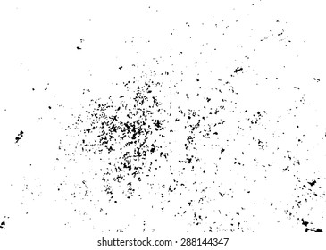 Splatter Paint Texture . Distress Grunge background . Scratch, Grain, Noise rectangle stamp . Black Spray Blot of Ink.Place illustration Over any Object to Create Grungy Effect .abstract vector