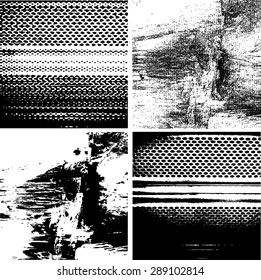Splatter Paint Texture . Distress Grunge background . Scratch, Grain, Noise rectangle stamp . Black Spray Blot of Ink.Place illustration Over any Object to Create Grungy Effect .abstract vector