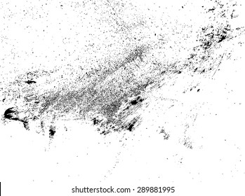 Splatter Paint Texture . Distress Grunge background . Scratch, Grain, Noise rectangle stamp . Black Spray Blot of Ink.Place illustration Over any Object to Create Grungy Effect .abstract vector