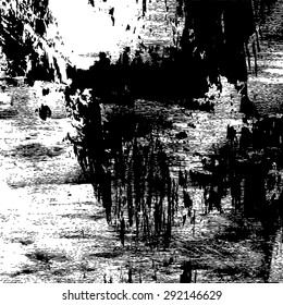 Splatter Paint Texture . Distress Grunge background . Scratch, Grain, Noise rectangle stamp . Black Spray Blot of Ink.Place illustration Over any Object to Create Grungy Effect .abstract vector