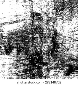 Splatter Paint Texture . Distress Grunge background . Scratch, Grain, Noise rectangle stamp . Black Spray Blot of Ink.Place illustration Over any Object to Create Grungy Effect .abstract vector
