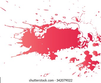 Splatter Paint Texture . Distress Grunge background . Scratch, Grain, Noise rectangle stamp . Black Spray  Blot of Ink.Place illustration Over any Object  to Create Grungy Effect .abstract  vector.