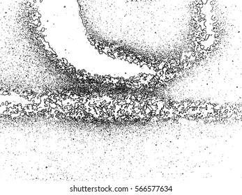 Splatter Paint Texture . Distress Grunge background . Scratch, Grain, Noise rectangle stamp . Black Spray Blot of Ink.Place illustration Over any Object to Create rough Grungy Effect .abstract vector.