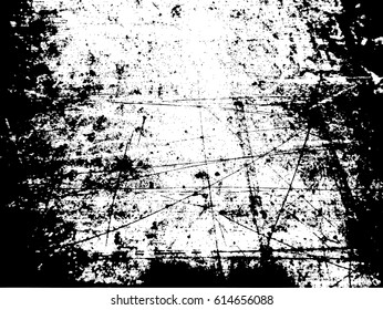 Splatter Paint Texture . Distress Grunge background . Scratch, Grain, Noise rectangle stamp . Black Spray Blot of Ink.Place illustration Over any Object to Create rough Grungy Effect .abstract vector.