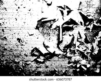 Splatter Paint Texture . Distress Grunge background . Scratch, Grain, Noise rectangle stamp . Black Spray Blot of Ink.Place illustration Over any Object to Create rough Grungy Effect .abstract vector.