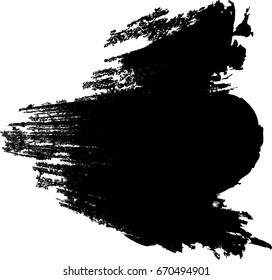 Splatter Paint Texture . Distress Grunge background . Scratch, Grain, Noise rectangle stamp . Black Spray Blot of Ink.Place illustration Over any Object to Create Grungy Effect .abstract vector.