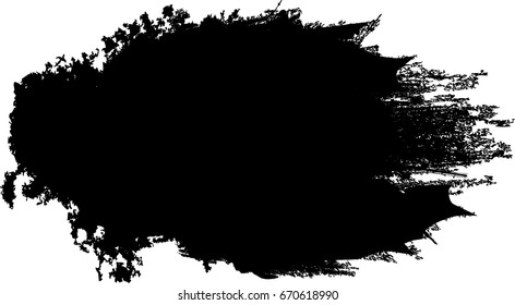 Splatter Paint Texture . Distress Grunge background . Scratch, Grain, Noise rectangle stamp . Black Spray Blot of Ink.Place illustration Over any Object to Create Grungy Effect .abstract vector.