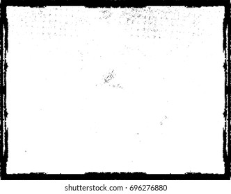 Splatter Paint Texture . Distress Grunge background . Scratch, Grain, Noise rectangle stamp . Black Spray Blot of Ink.Place illustration Over any Object to Create rough Grungy Effect .abstract vector.