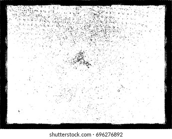 Splatter Paint Texture . Distress Grunge background . Scratch, Grain, Noise rectangle stamp . Black Spray Blot of Ink.Place illustration Over any Object to Create rough Grungy Effect .abstract vector.