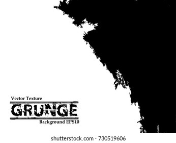 Splatter Paint Texture . Distress Grunge background . Scratch, Grain, Noise rectangle stamp . Black Spray Blot of Ink.Place illustration Over any Object to Create rough Grungy Effect .abstract vector.