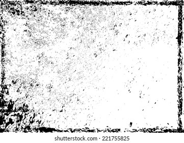 Splatter Paint Texture . Distress rough background . Scratch, Grain, Noise rectangle stamp . Black Spray Blot of Ink.Place illustration Over any Object to Create grunge Effect .abstract vector