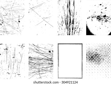 Splatter Paint Texture . Distress rough background . Scratch, Grain, Noise rectangle stamp . Black Spray Blot of Ink.Place illustration Over any Object to Create grunge Effect .abstract vector.