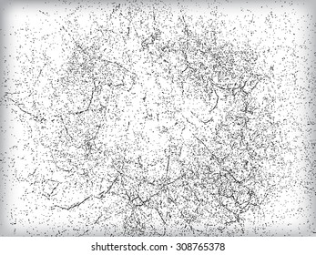 Splatter Paint Texture . Distress rough background . Scratch, Grain, Noise rectangle stamp . Black Spray Blot of Ink.Place illustration Over any Object to Create grunge Effect .abstract vector.ct .