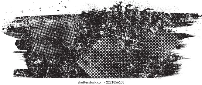 Splatter rayado Textura . Fondo de Grunge de la angustia. Rasca, grano, ruido, sello de grano. Gráfico de spray negro de la ilustración Ink.Place sobre cualquier objeto para crear un vector de efecto ondulado .abstract.