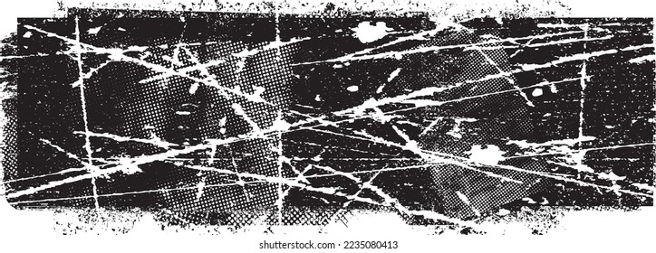 Splatter scratched Texture . Distress Grunge background . Scratch, Grain, Noise, grange stamp . Black Spray Blot of Ink.Place illustration Over any Object to Create Grungy Effect .abstract vector.