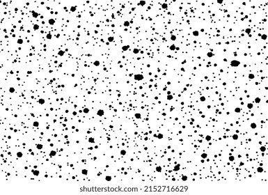 Splatter seamless pattern. Stylish wallpaper for smartphone and computer, metaphor for problems with picture. Duplicate image for printing on gift wrapping paper. Cartoon flat vector illustration