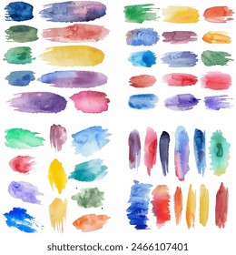 Splatter Spot Fleck Farbstoff Tusche Strich Bunte Pastellfarben Splash Sketch Nasse Kreativität Aquarellfarbe