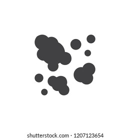 Splattered blood stains vector icon. filled flat sign for mobile concept and web design. Blood drops simple solid icon. Symbol, logo illustration. Pixel perfect vector graphics