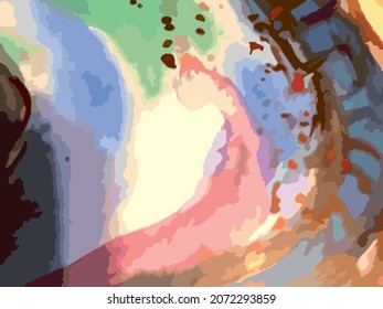 Splattered colored background for prints or textiles. Abstract background with color drops and bursts for backgrounds and textures, posters, cards, fabric products, covers, wallpaper, etc.