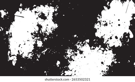 Plano de fundo de textura grunge pulverizada com bloco de tinta e efeito de sobreposição de rascunho